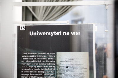 Wystawa radomskiego IPN „Chłopi ’78” w Sejmie RP – Warszawa, 11 września 2018. Fot. Sławek Kasper (IPN)