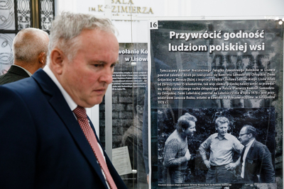 Wystawa radomskiego IPN „Chłopi ’78” w Sejmie RP – Warszawa, 11 września 2018. Fot. Sławek Kasper (IPN)