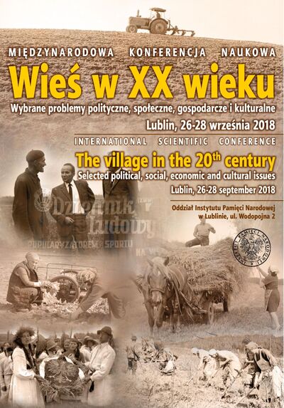 wieś, historia, XX w., polityka, gospodarka, kultura, ipn lublin