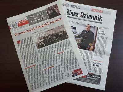 Przez krew i pracę do niepodległej, dodatek ipn, nasz dziennik