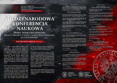 Plan międzynarodowej konferencji naukowej „Wobec widma bolszewizmu. Polacy i Ukraińcy w walce z agresją Rosji Sowieckiej w latach 1919–1921”