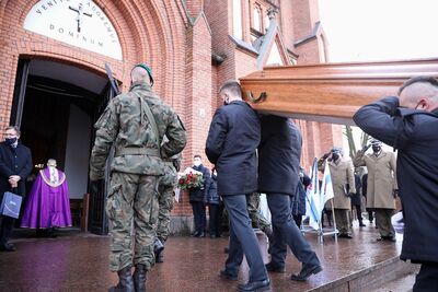 Uroczystości pogrzebowe Zygmunta Goławskiego – Siedlce, 13 marca 2021. Fot. Sławek Kasper (IPN)
