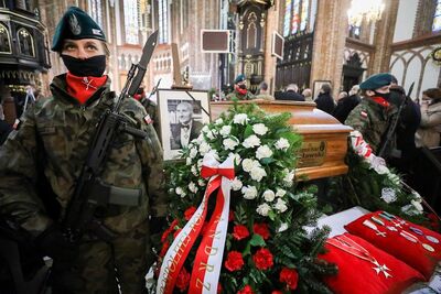 Uroczystości pogrzebowe Zygmunta Goławskiego – Siedlce, 13 marca 2021. Fot. Sławek Kasper (IPN)