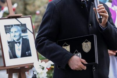 Uroczystości pogrzebowe Zygmunta Goławskiego – Siedlce, 13 marca 2021. Fot. Sławek Kasper (IPN)