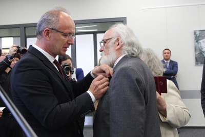 Uroczystość wręczenia Krzyży Wolności i Solidarności