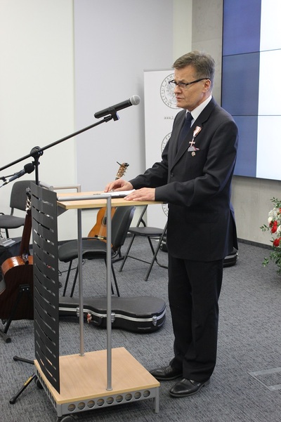 Uroczystość wręczenia Krzyży Wolności i Solidarności