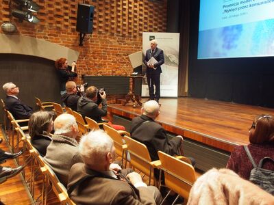 Zebranych powitał Jerzy Koźba, dyrektor NBP Oddział Okręgowy w Łodzi