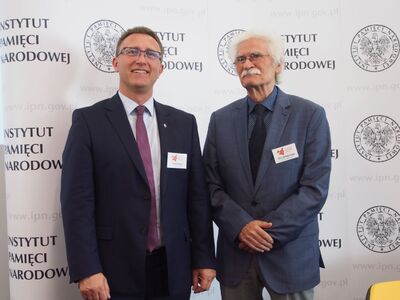 Od lewej: dr Dariusz Rogut, Dieter Schenk