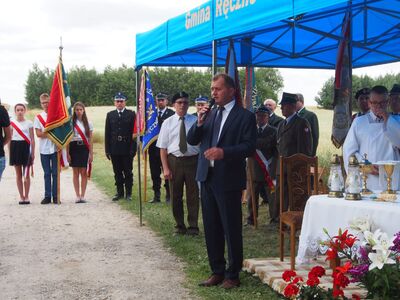 Zebranych powitał Piotr Łysoń, wójt gminy Ręczno