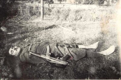 Pośmiertne zdjęcie Tadeusza Kuzi „Igły”