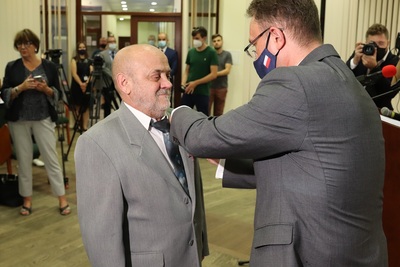 Uroczystość wręczenia Krzyży Wolności i Solidarności – Łódź, 30 czerwca 2021