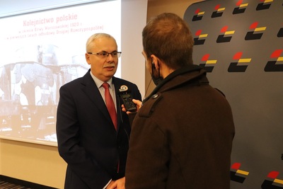 Ogólnopolska konferencja naukowa "Kolejnictwo polskie w okresie Bitwy Warszawskiej 1920 r. i w pierwszych  latach odbudowy Drugiej Rzeczypospolitej" Łódź, 18.11.2021r.