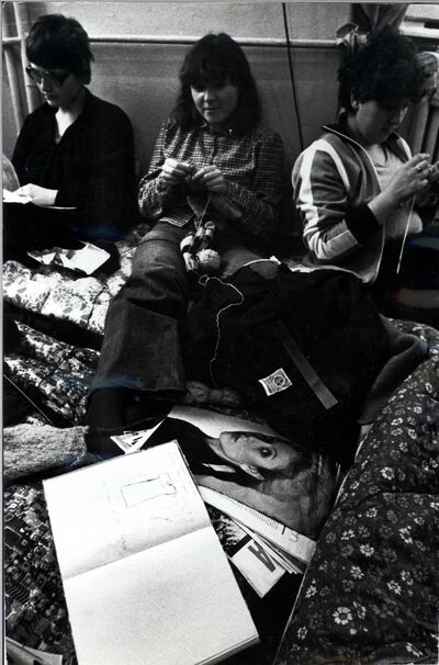 Uczestnicy strajku studenckiego. Zbiór: Lech Spaszewski (AIPN Łd, 472/10/4)