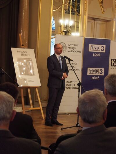 Zdjęcia z gali podsumowującej IV edycję nagrody honorowej „Świadek Historii” w Łodzi