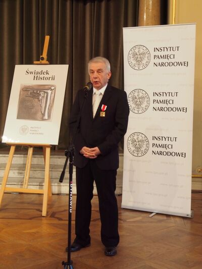 Zdjęcia z gali podsumowującej IV edycję nagrody honorowej „Świadek Historii” w Łodzi