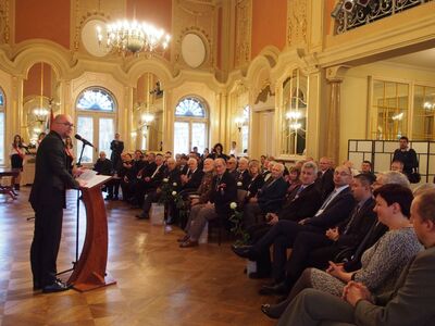 Zdjęcia z gali podsumowującej IV edycję nagrody honorowej „Świadek Historii” w Łodzi
