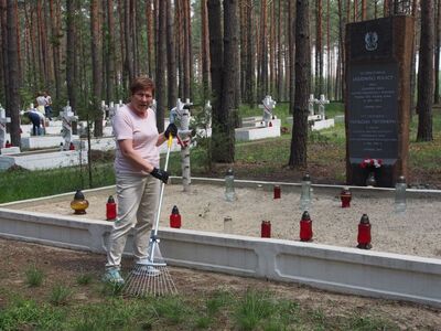 Polski Lasek. Kazimiera Lange, Stowarzyszenie „Rodzina Katyńska” w Łodzi