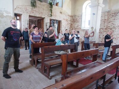 Wizyta w Parafii Maniewickiej i na Cmentarzu Legionowym