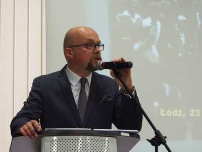 Dr Paweł Perzyna, naczelnik Archiwum Oddziału IPN w Łodzi