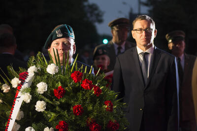 Prezes IPN dr Jarosław Szarek (foto: Sebastian Szwajkowski / Radio Łódź)