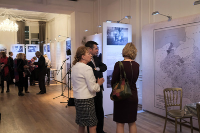 Uroczyste otwarcie wystawy „Europa w rodzinie…” w Ognisku Polskim w Londynie, 5 marca 2018 r. Fot. Teodor Jeske-Choiński