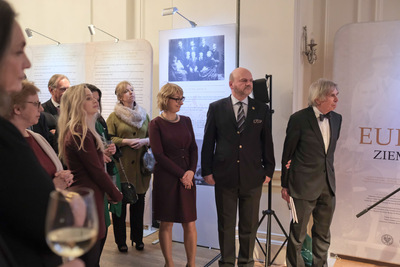 Uroczyste otwarcie wystawy „Europa w rodzinie…” w Ognisku Polskim w Londynie, 5 marca 2018 r. Fot. Teodor Jeske-Choiński