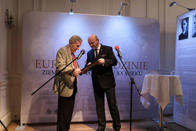 Uroczyste otwarcie wystawy „Europa w rodzinie…” w Ognisku Polskim w Londynie, 5 marca 2018 r. Fot. Teodor Jeske-Choiński