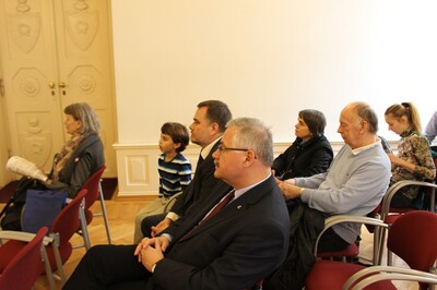 Prezentacja komiksu na temat losów Polaków z zaboru pruskiego w czasie I wojny światowej – dr Tomasz Łabuszewski. Fot. M. Sankiewicz