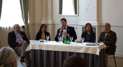 Panel dyskusyjny „Czym jest patriotyzm?”. Fot. W. Sobócki