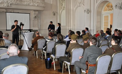 Prezentacja dokumentu „Wielkie Polskie Powstanie” – producent filmu Mariusz Lisiecki oraz współscenarzystka Joanna Pelczar (Avantgarde Film Studio). Fot. P. Orzechowski