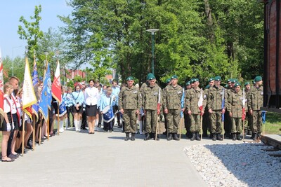 Uroczystość odsłonięcia Miejsca Pamięci Zbrodni Katyńskiej