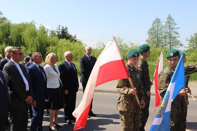 Uroczystość odsłonięcia Miejsca Pamięci Zbrodni Katyńskiej