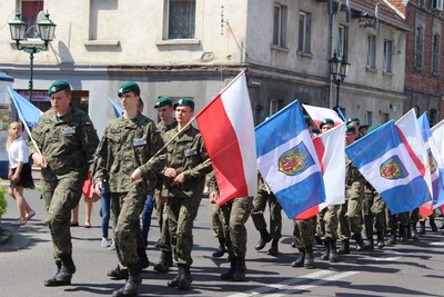 Uroczystość odsłonięcia Miejsca Pamięci Zbrodni Katyńskiej