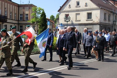 Uroczystość odsłonięcia Miejsca Pamięci Zbrodni Katyńskiej