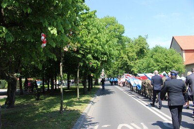 Uroczystość odsłonięcia Miejsca Pamięci Zbrodni Katyńskiej