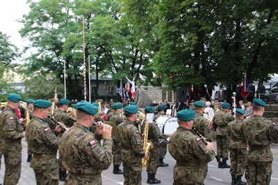 Uroczystości na ul. Kochanowskiego