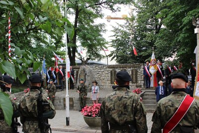 Uroczystości na ul. Kochanowskiego