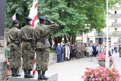 Uroczystości na ul. Kochanowskiego