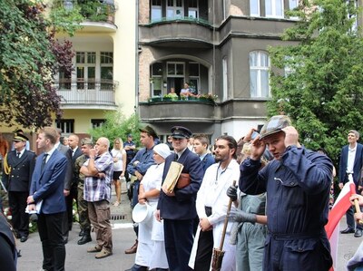 Uroczystości na ul. Kochanowskiego