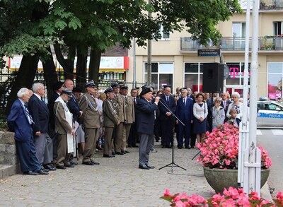 Uroczystości na ul. Kochanowskiego