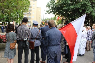 Uroczystości na ul. Kochanowskiego