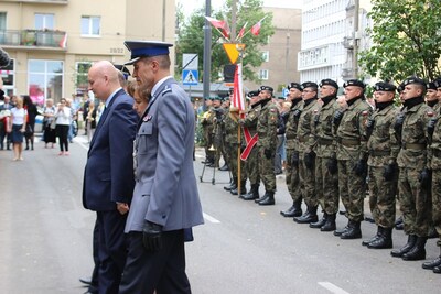 Uroczystości na ul. Kochanowskiego
