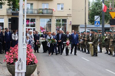 Uroczystości na ul. Kochanowskiego