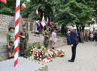 Uroczystości na ul. Kochanowskiego