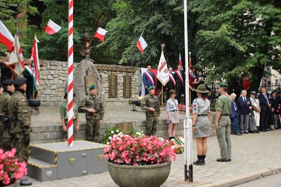 Uroczystości na ul. Kochanowskiego