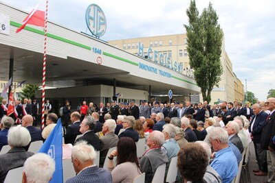 Uroczystość przy Bramie Głównej H. Cegielski –Poznań S.A.