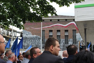 Uroczystość przy Bramie Głównej H. Cegielski –Poznań S.A.