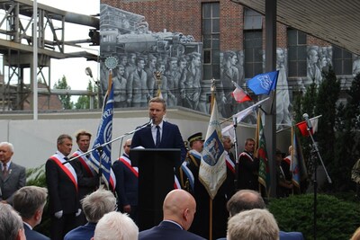 Uroczystość przy Bramie Głównej H. Cegielski –Poznań S.A.