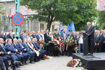 Uroczystość przy Bramie Głównej H. Cegielski –Poznań S.A.