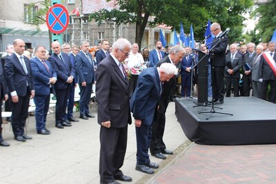 Uroczystość przy Bramie Głównej H. Cegielski –Poznań S.A.